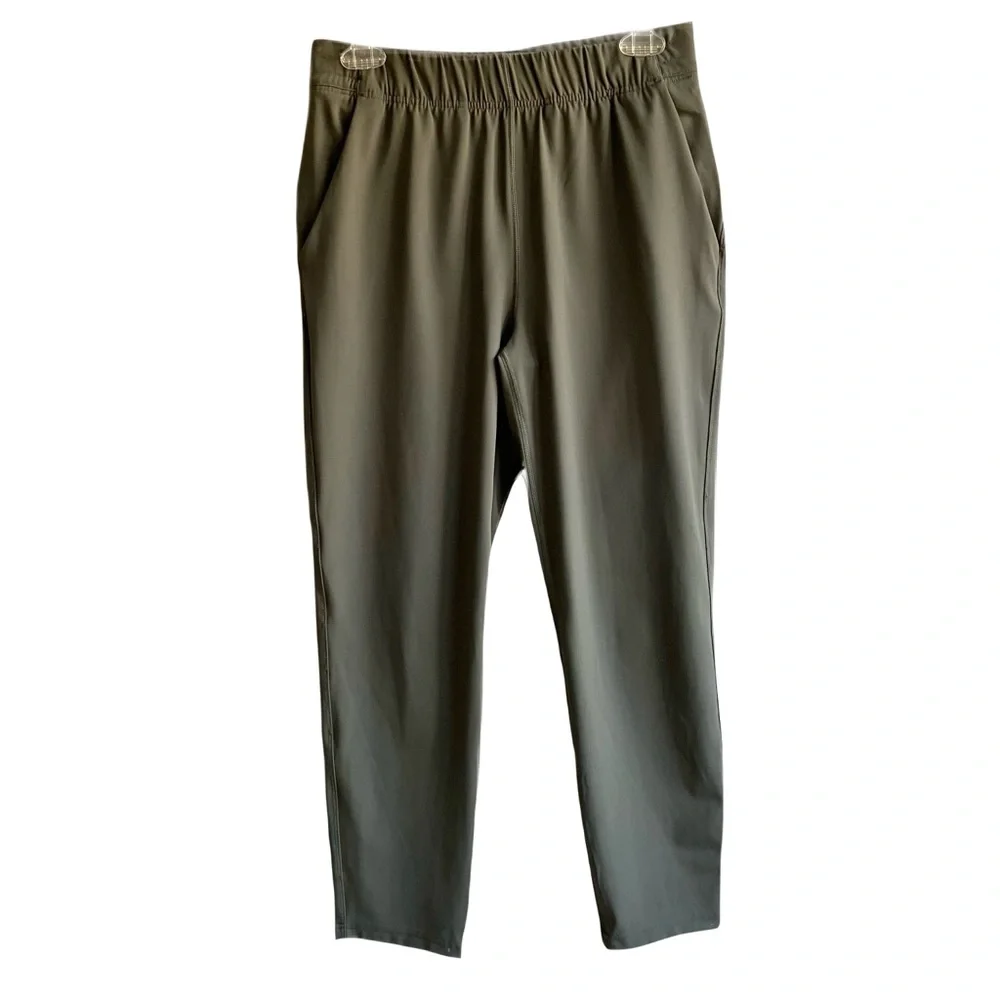 Babaton The Group Weekender Pant Size S Gray Joggers Pockets Pull On High Rise - Picture 4 of 10